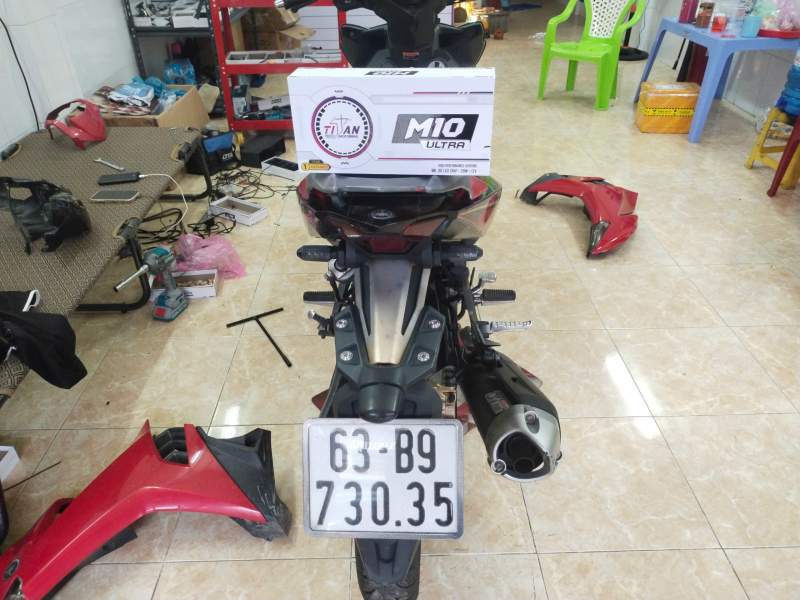 Độ đèn nâng cấp ánh sáng Titan M10 Ultra V2 cho xe Exciter 150